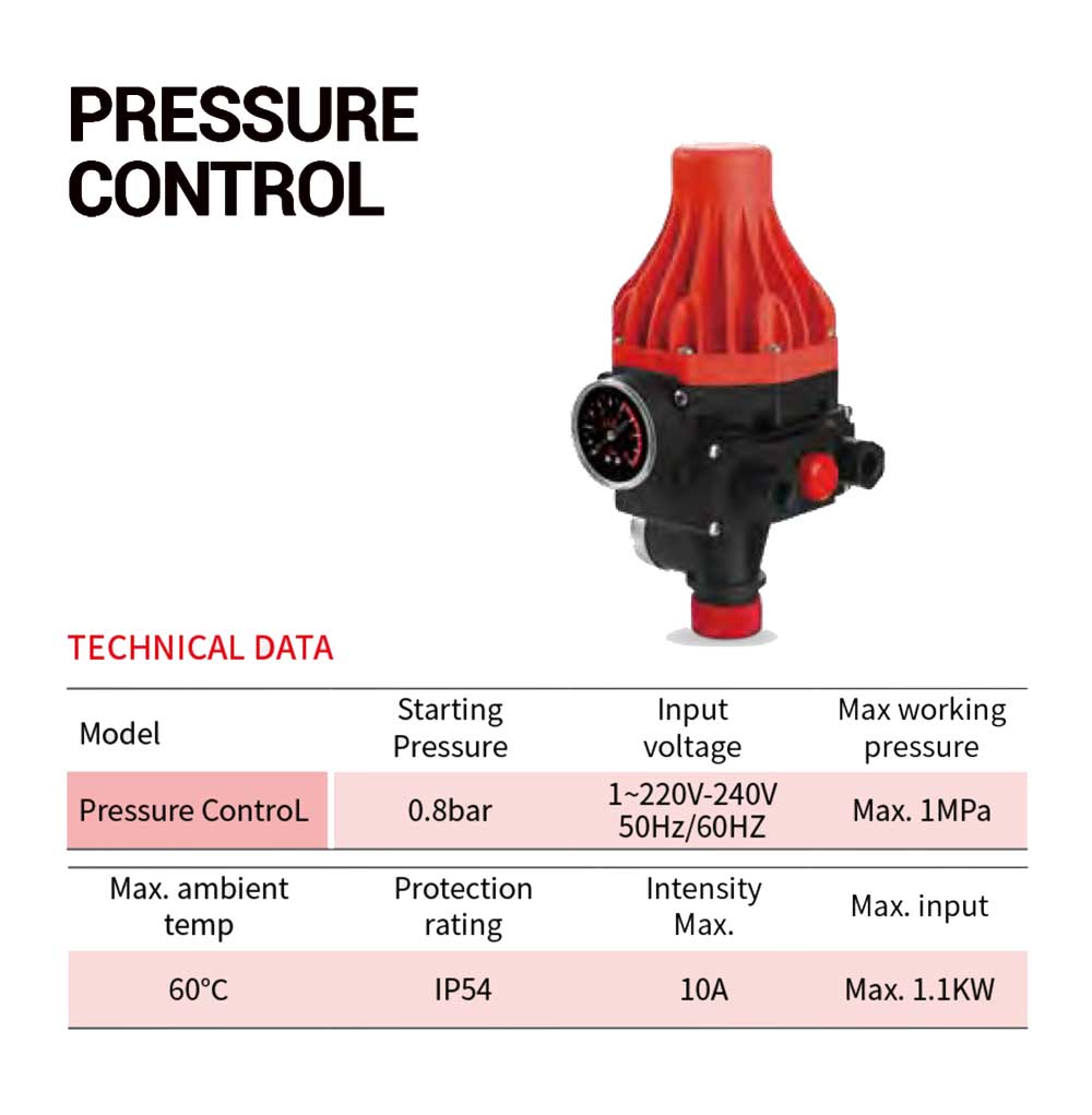 PRESSURE CONTROL