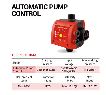 AUTOMATIC PUMP CONTROL